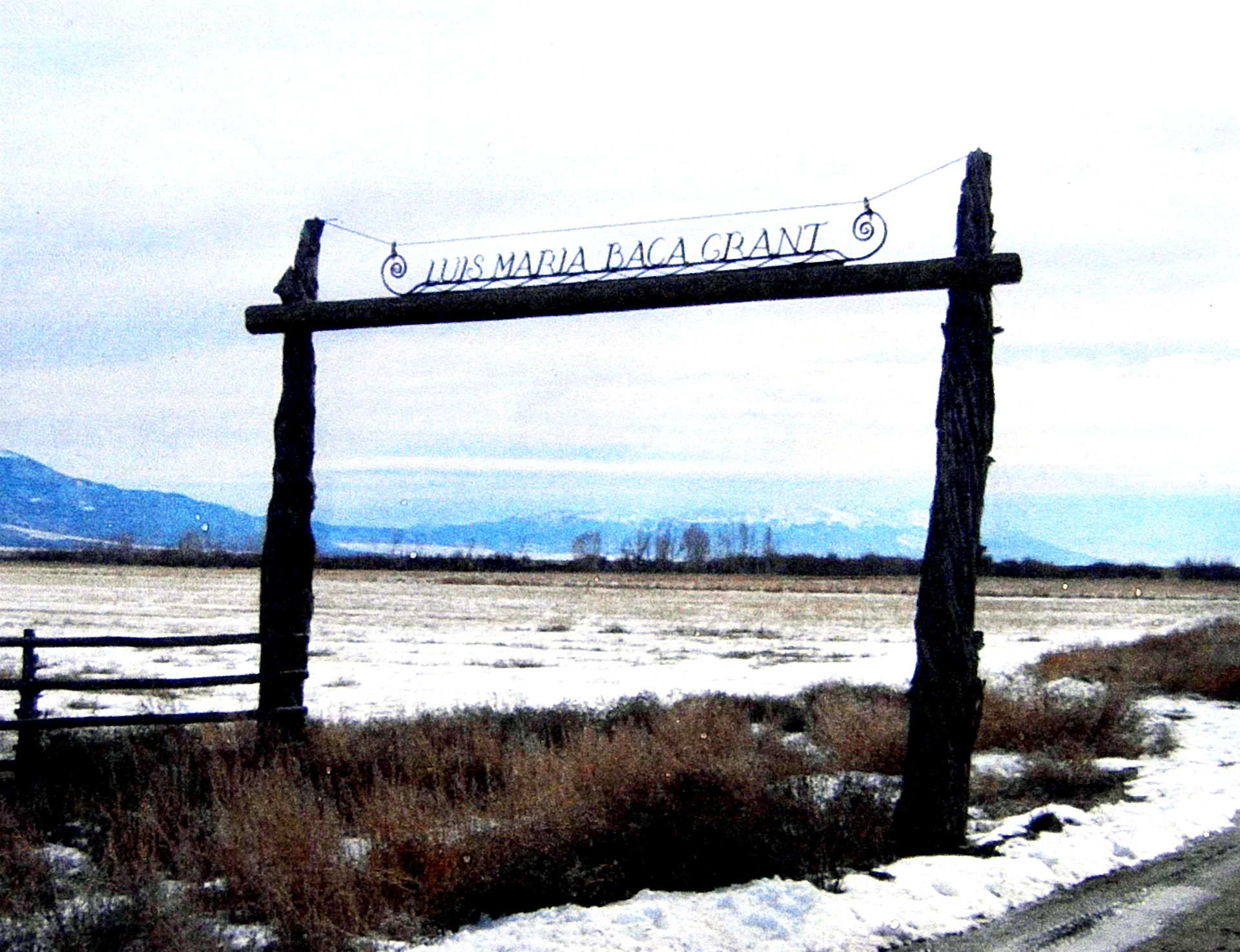 Figure 1. Gateway to the new Baca National Wildlife Refuge